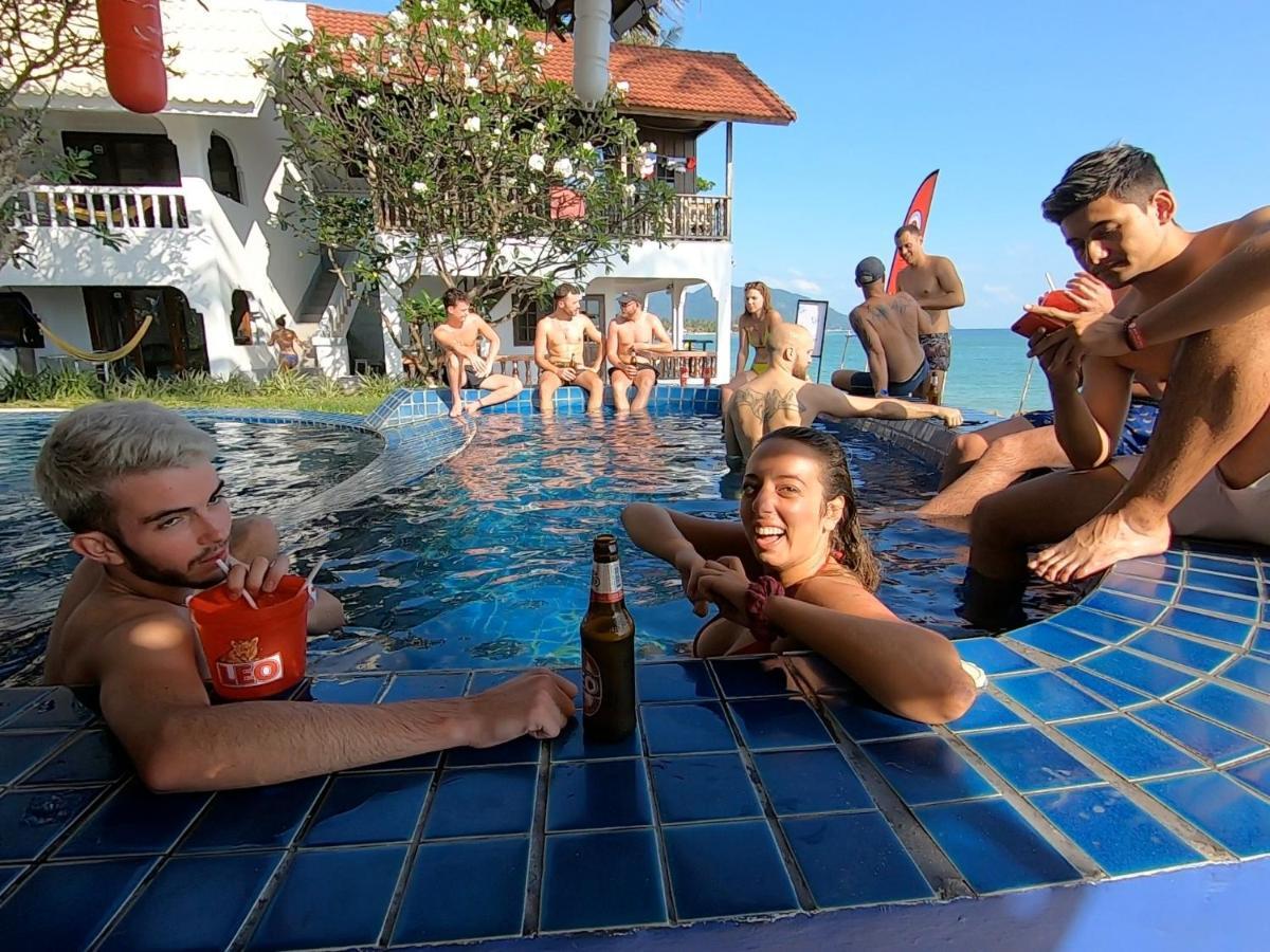 Asia Blue - Beach Hostel Hacienda Koh Phangan Exteriör bild